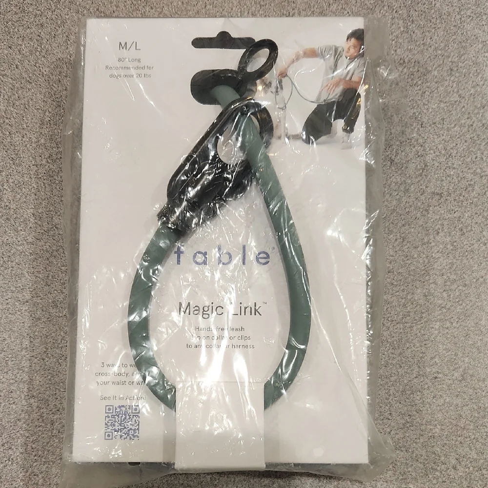 Fable Magic Link Hands-Free Dog Leash - Green (M/L) - Picture 1 of 1